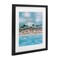 Stupell Industries Tropical Cabana Beach Framed Print Under Glass, design by Emma Bell